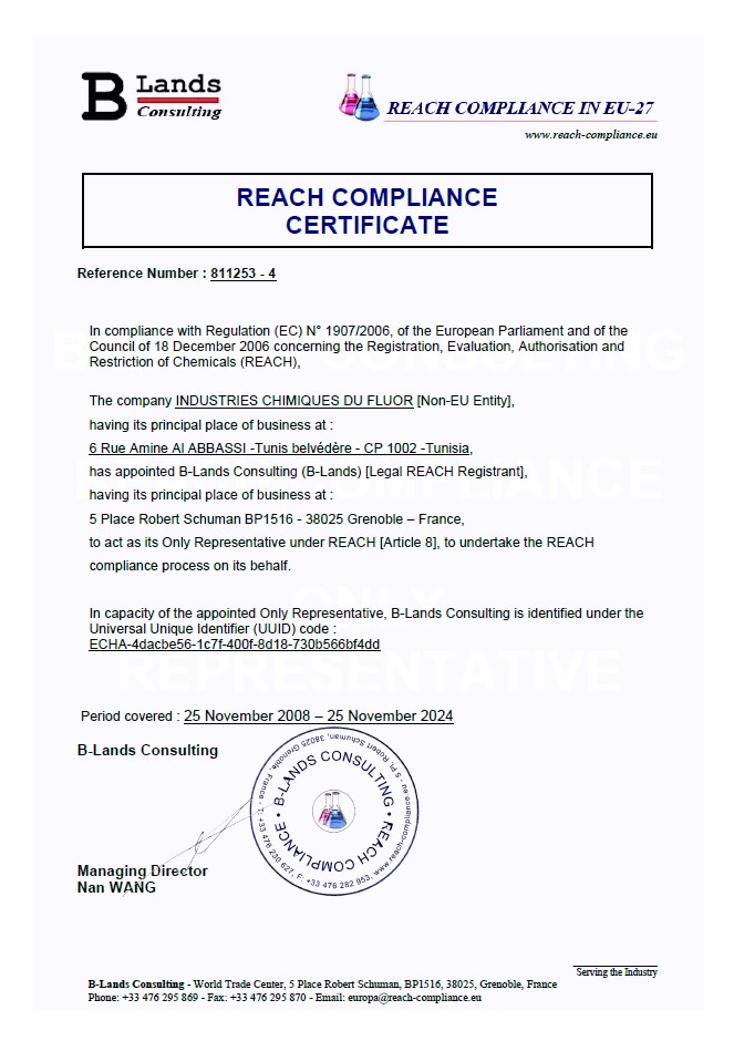 ISO Certificate